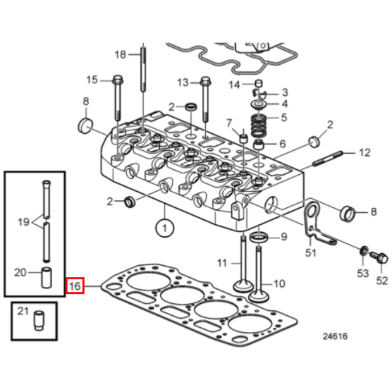 Joint de culasse - VOLVO PENTA