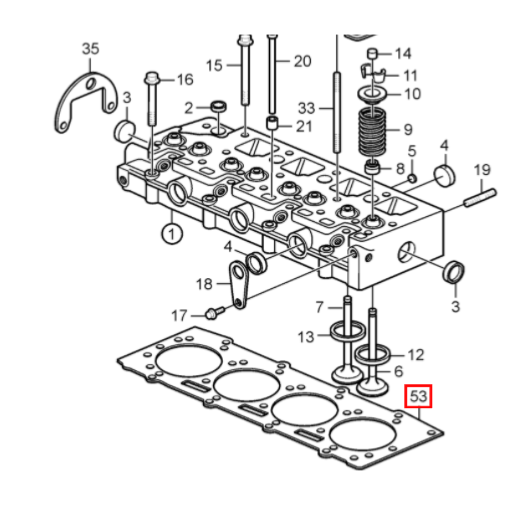 Joint de culasse - VOLVO PENTA