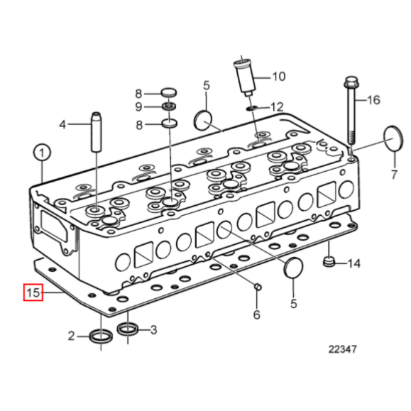 Joint de culasse - VOLVO PENTA