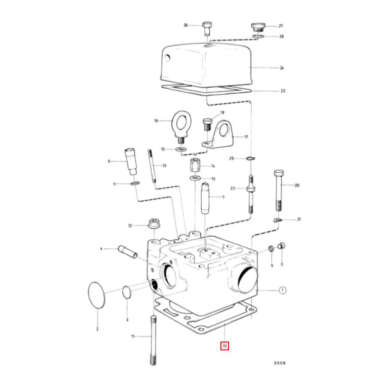 Joint de culasse - VOLVO PENTA