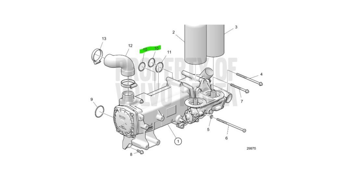 Le kit de piston pour Volvo Penta 2001 2002 2003 remplace 876111 876113 - Prix: €249,90