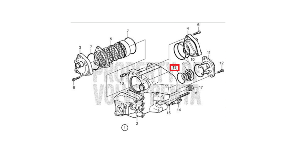 kit de joints turbo Volvo Penta Marine à tamd tmd kad 31 41 42 43 44