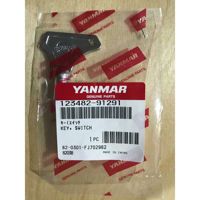Clés De Contact De Remplacement Pour Moteurs Marins Yanmar - Lot De 2 - Référence 123482-91291 - Compatible 6LP, 4JH, 6LY, 3JH, 3YM, 2YM - 2