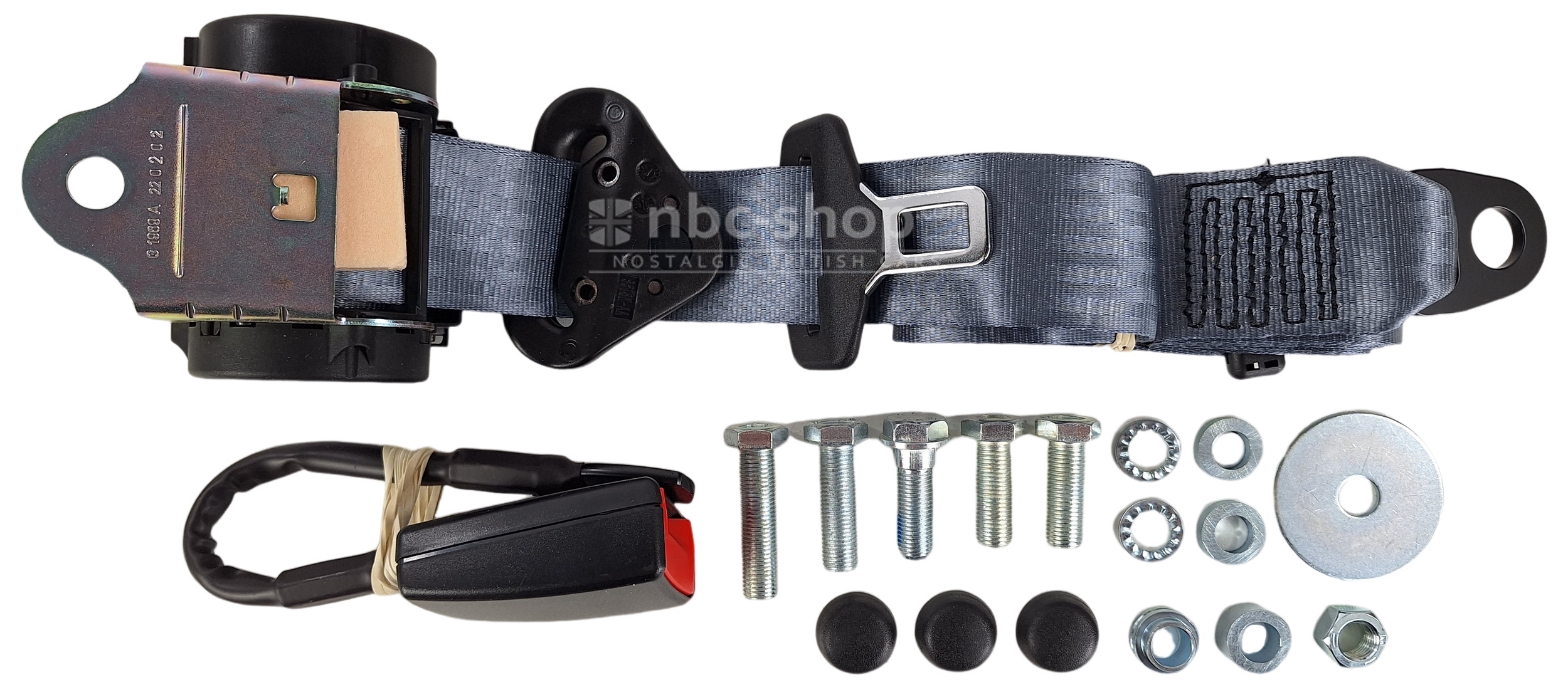 MSSB1111GREY CEINTURE DE SECURITE AVANT AVEC ENROULEUR MINI 1964-2000 GRISE