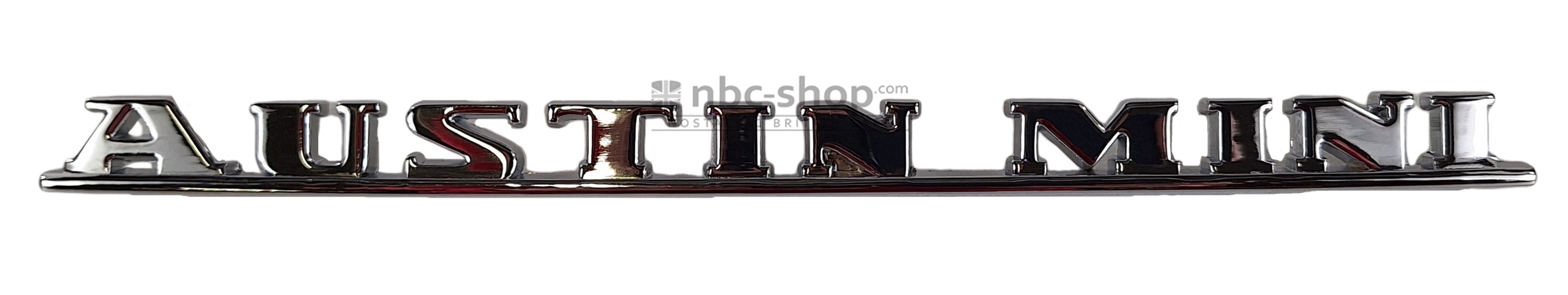 ALA6622 BADGE ARRIERE AUSTIN MINI CHROME POUR MINI MK2 COUNTRYMAN DE 1967 A 1969