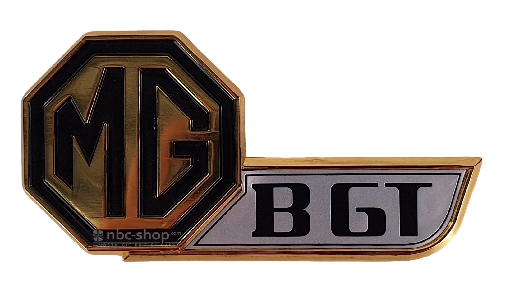 HZA5021 BADGE MGB GT HAYON/COFFRE ARRIERE OR