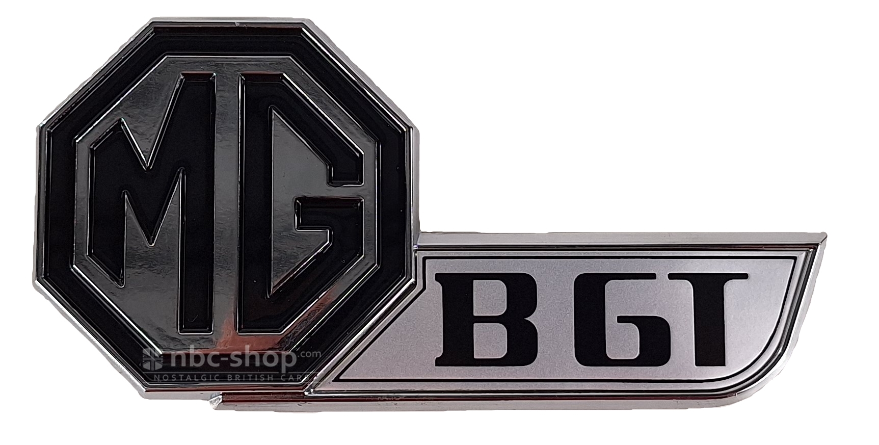 HZA5024 BADGE MGB GT HAYON ARRIERE GRIS nbc-shop 1