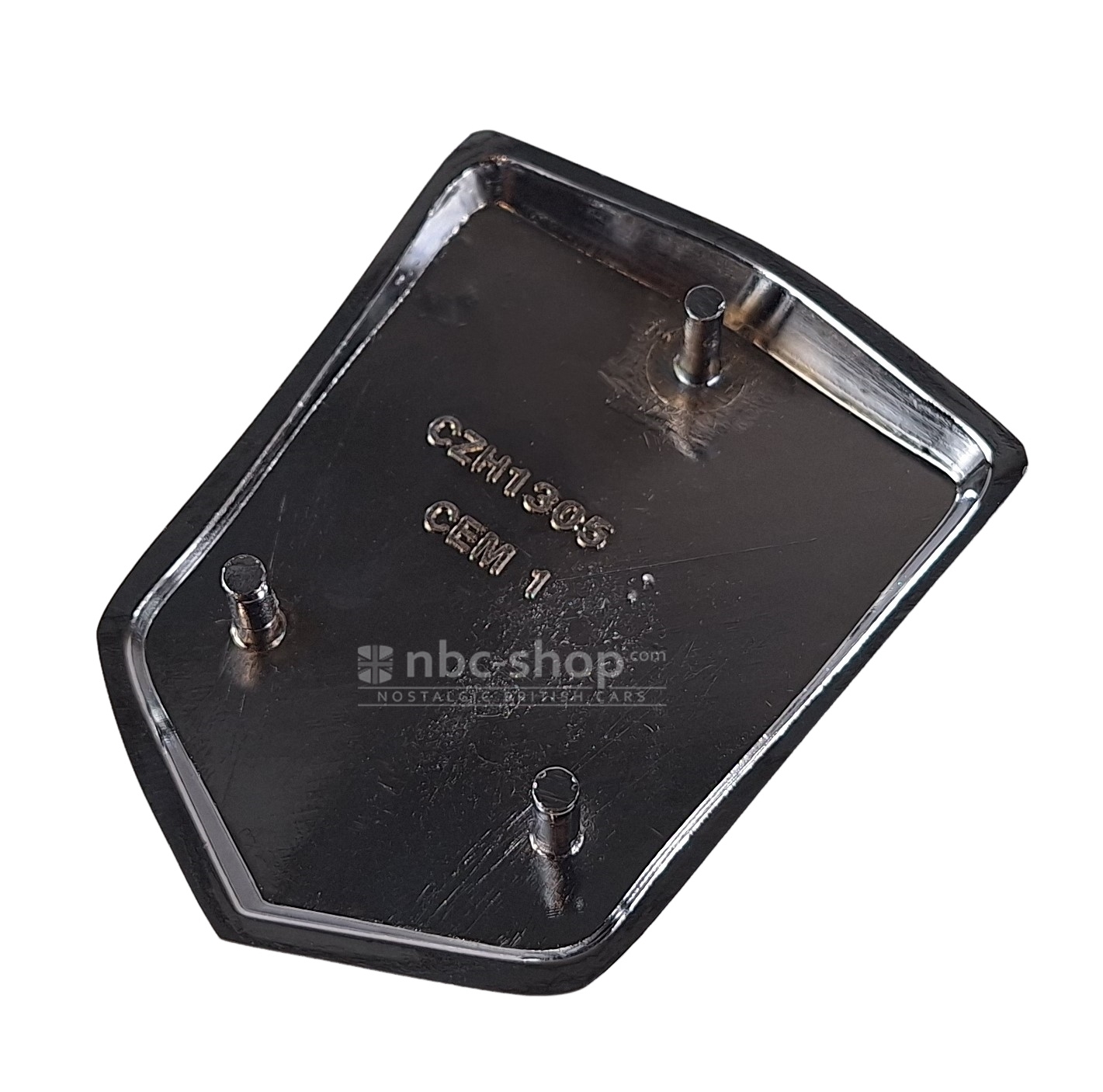 CZH1305 BADGE AVANT TRIANGLE MINI BLEU ET NOIR nbc-shop 3