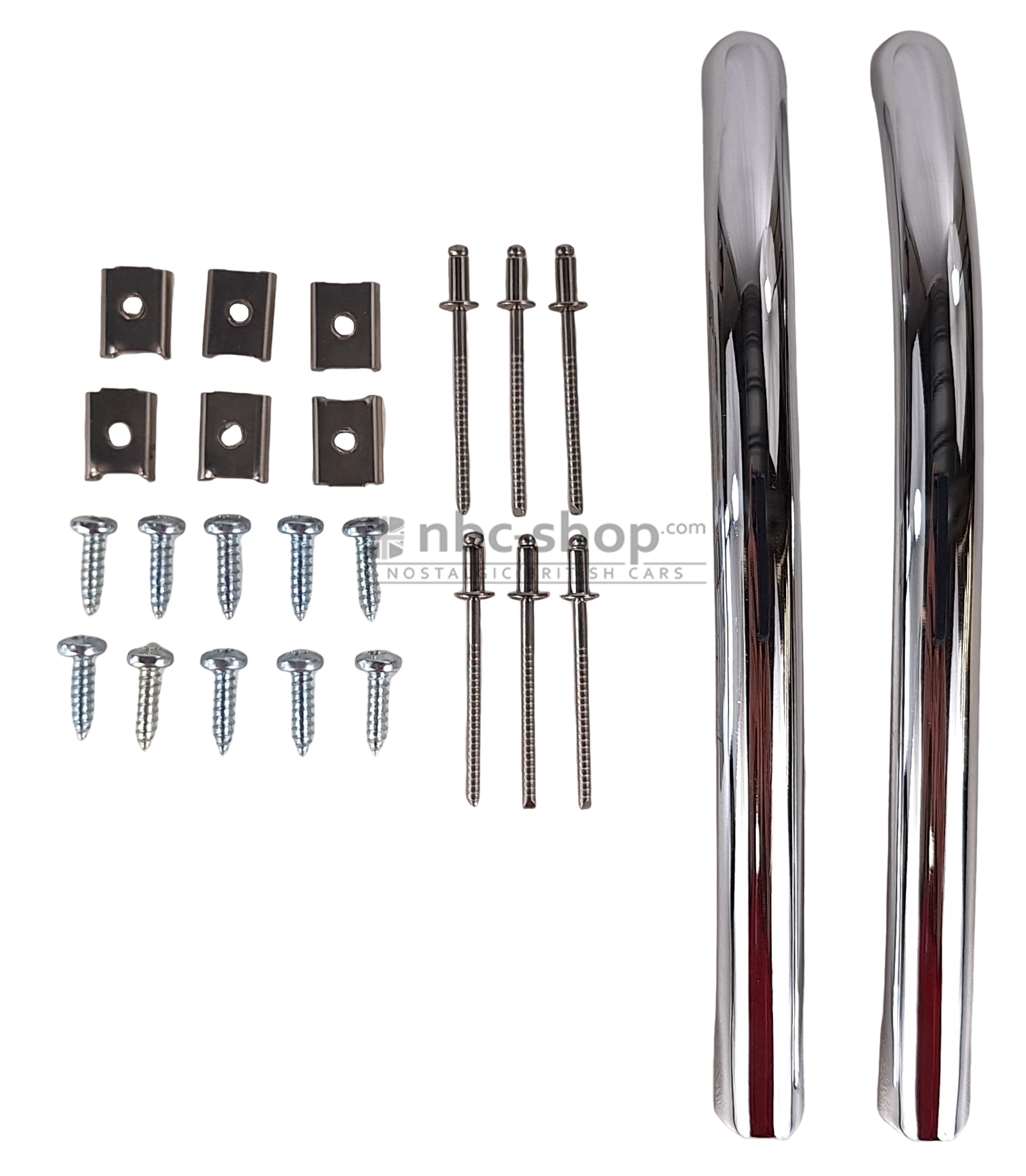 24A198KIT MOUSTACHE LATERALE ET FIXATION CALANDRE MINI MK1