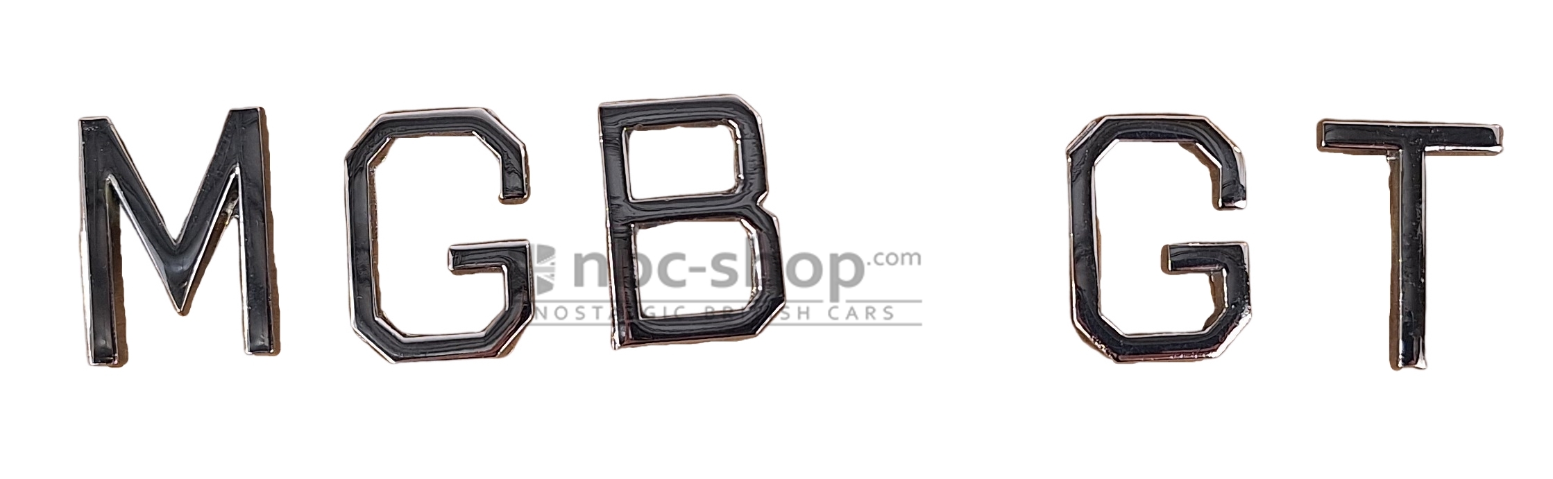 18G8766 BADGE MGB GT HAYON/COFFRE ARRIERE MGB GT 1965 à 1970
