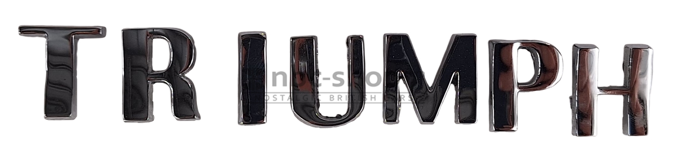 703862SET KIT DE LETTRES/BADGE POUR TRIUMPH AVANT-ARRIERE
