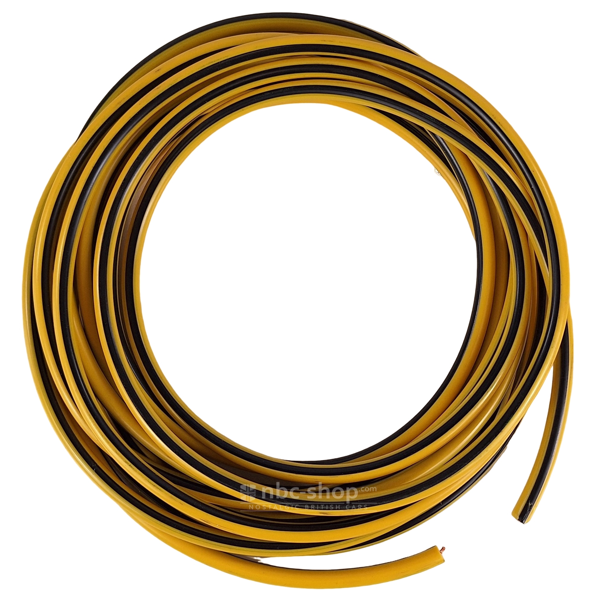 TT2982M CABLE HAUTE POUR FAISCEAU D’ALLUMAGE NOIR ET JAUNE AU METRE