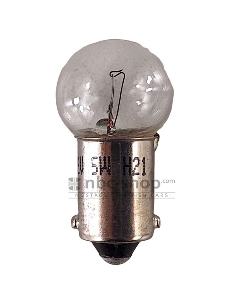 GLB989 AMPOULE 12V 5W REPETITEURS/VEILLEUSE/ECLAIRAGE DE PLAQUE
