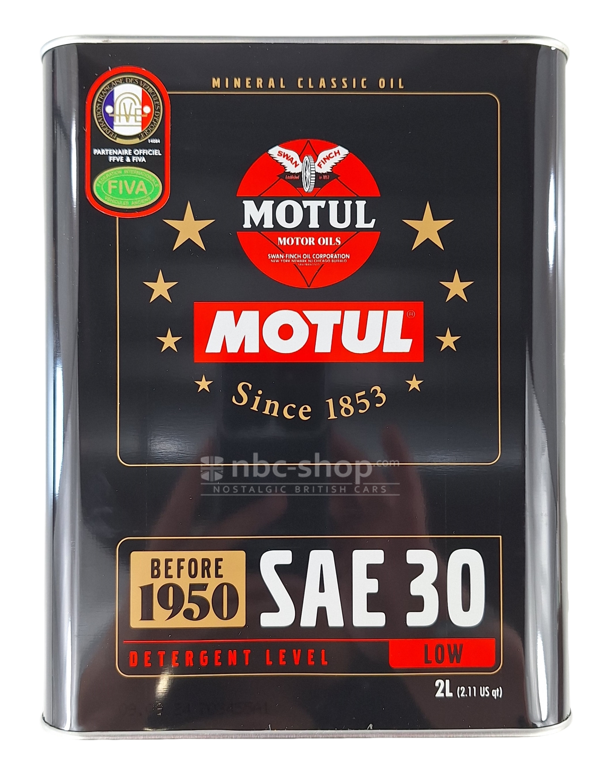 MOTULCLASSIC30 HUILE MOTUL SAE30 POUR BOITE ET OVERDRIVE 2 LITRE