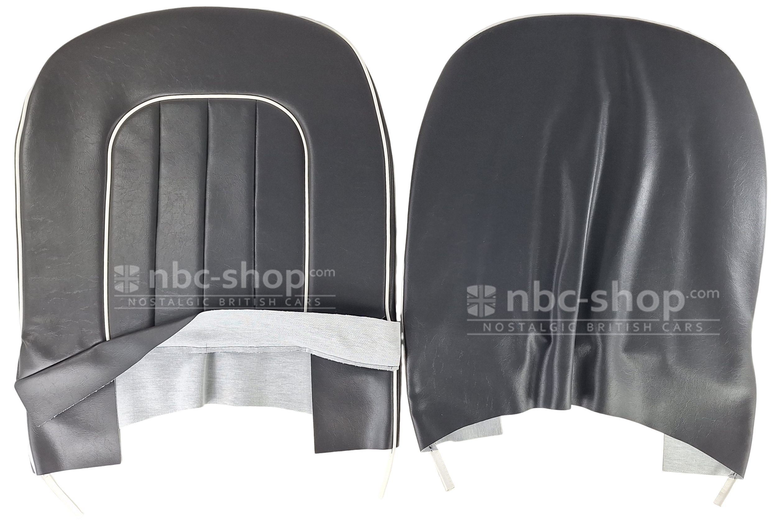 SCA6121 HOUSSE DE SIEGE NOIR ET BLANC POUR TRIUMPH TR3 nbc-shop 3
