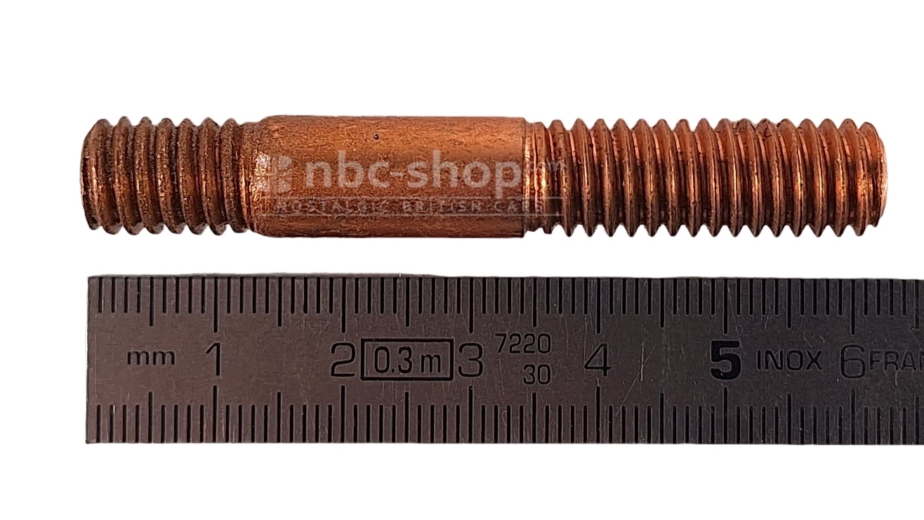 107055 GOUJON DE FIXATION DE COLLECTEUR TRIUMPH TR2 TR3 TR3A TR4 TR4A UNC/UNC 60MM