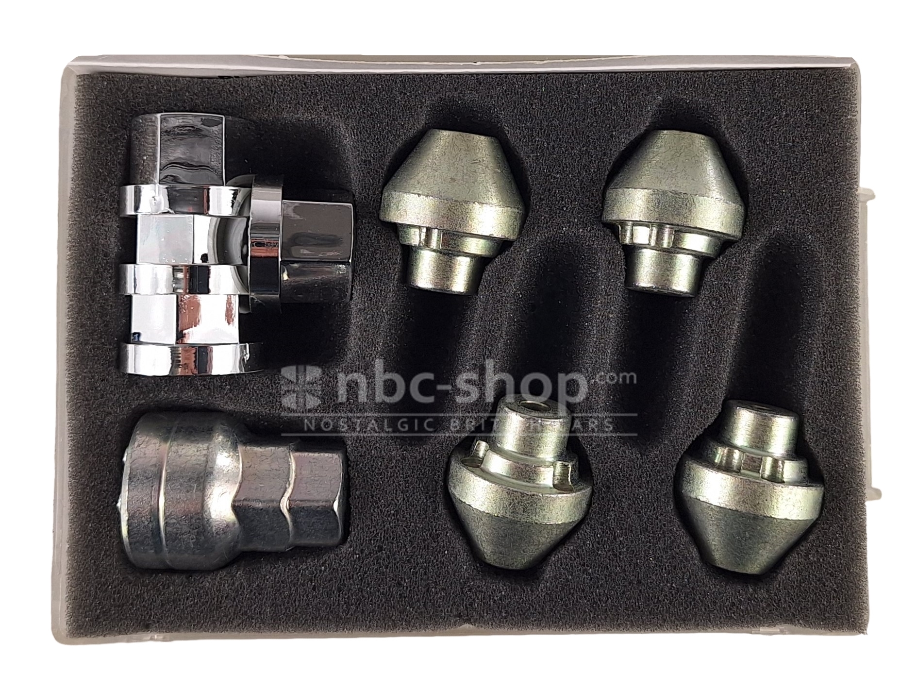 LOCKNUT5 KIT ECROU ANTIVOL PORTEE CONIQUE JANTE ALU OU TOLE nbc-shop 4