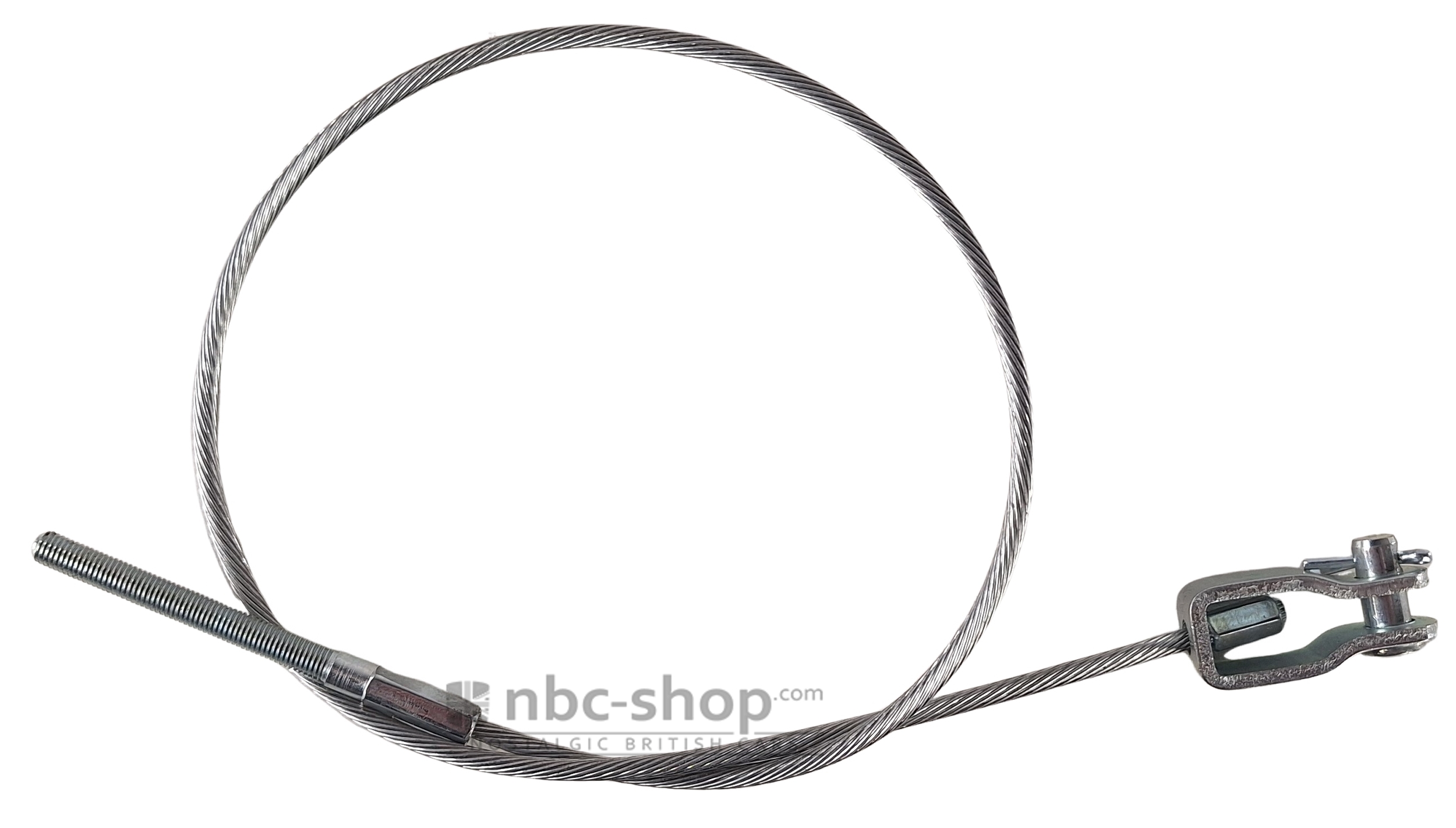 129283 CABLE DE FREIN A MAIN TRIUMPH TR4 ARRIERE GAUCHE