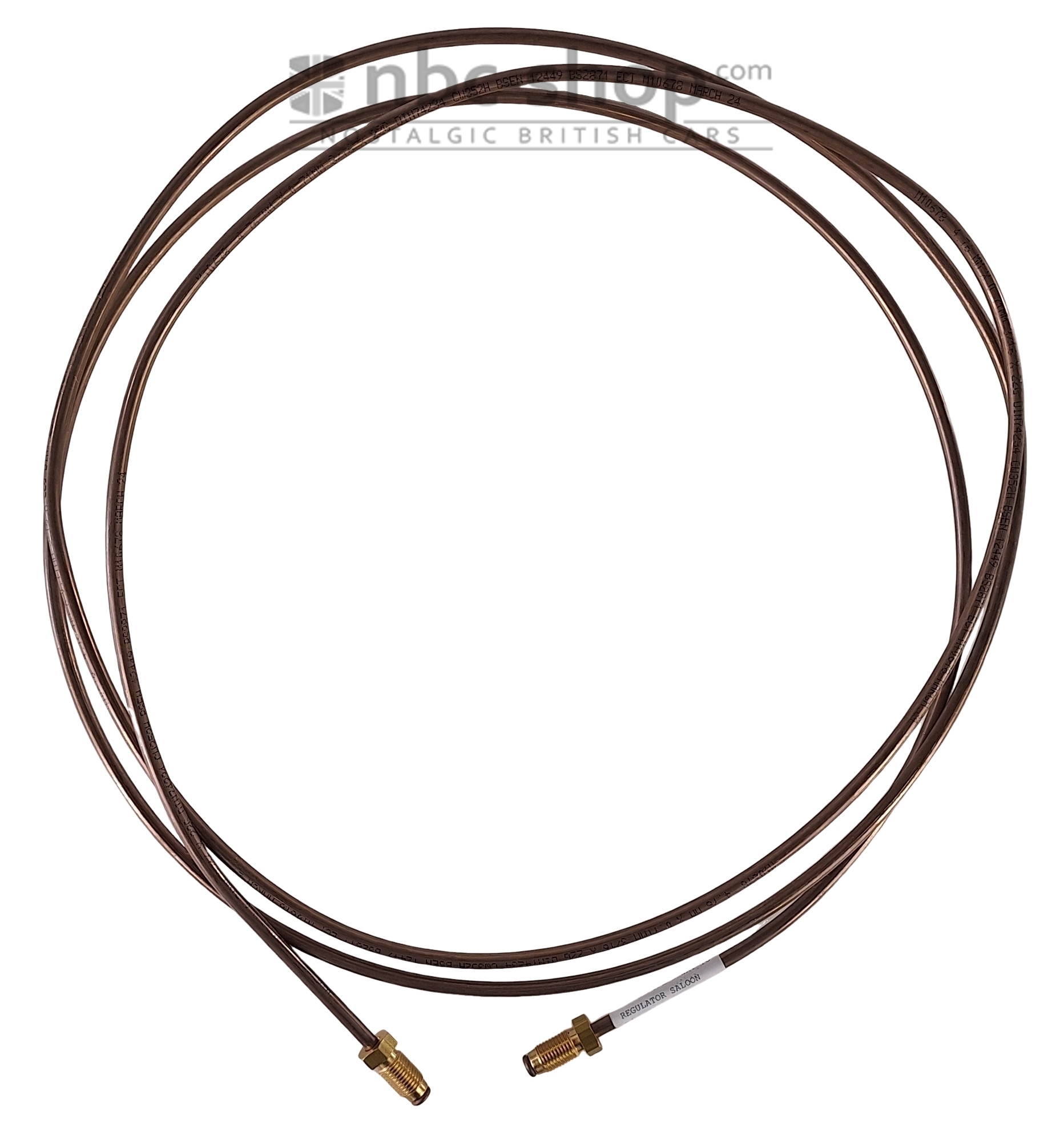 HF101 DURITE CUIVRE DE FREIN MALE/MALE AVANT-ARRIERE DE FREINAGE MINI 256CM