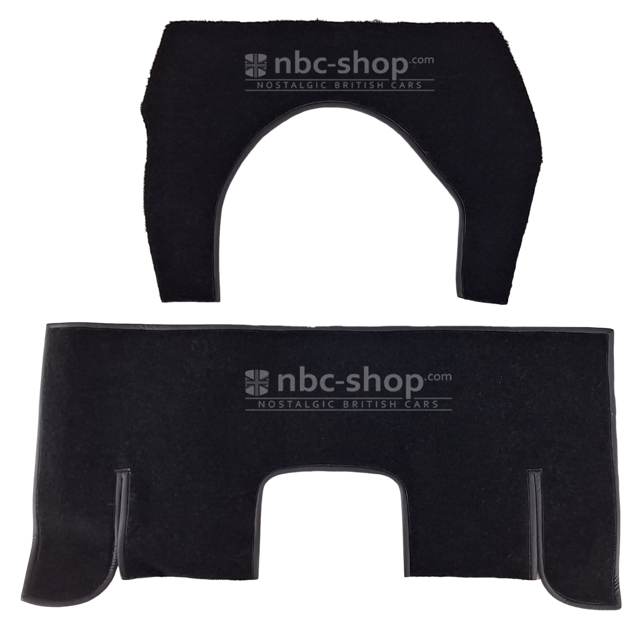 CSA6111 MOQUETTE NOIRE EN NYLON POUR TRIUMPH TR2 TR3 nbc-shop 4