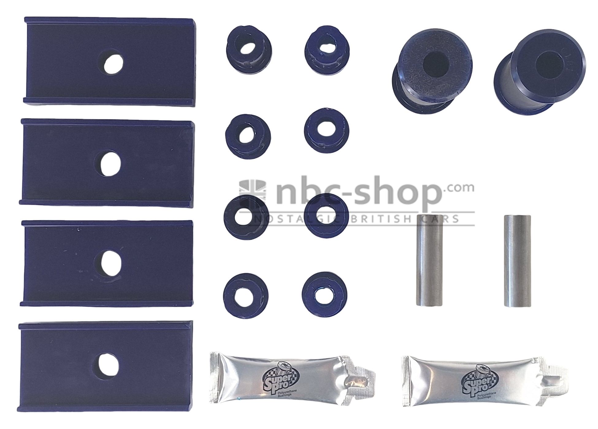 SPK60CR KIT DE SILENTBLOC ARRIERE POLY MGB 1962-1980