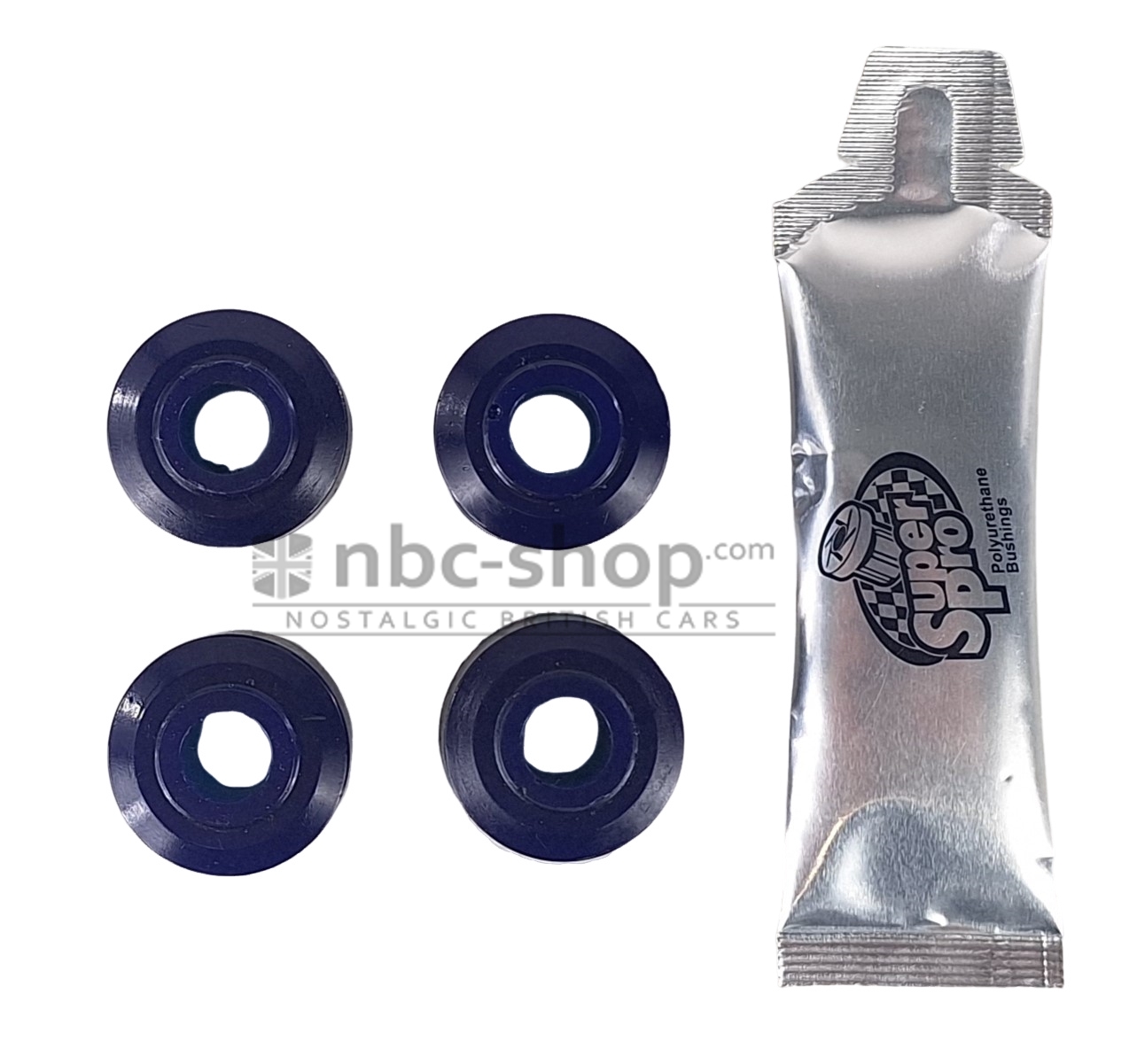 517985SPK KIT SILENT BLOC BARRE STABILISATRICE TRIUMPH TR4A TR5 TR6 TR250 POLY HQ