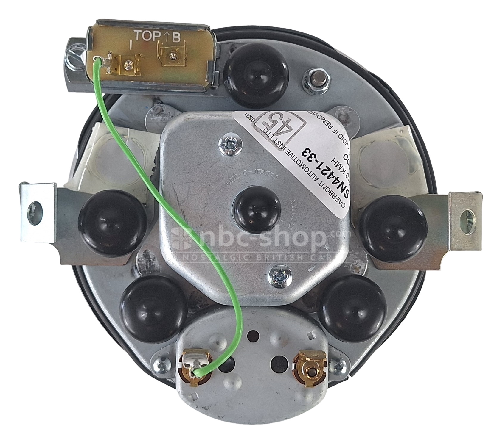 13H4444 COMPTEUR CENTRAL MINI FOND NOIR 200KM-H nbc-shop 3