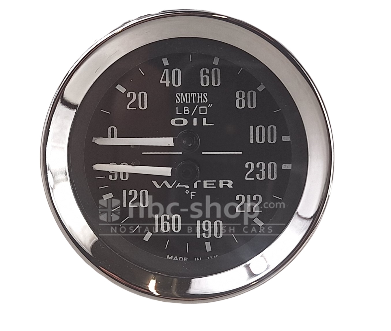 SIB130 COMPTEUR/MANOMETRE DOUBLE PRESSION HUILE ET TEMPERATURE D\'EAU NOIR