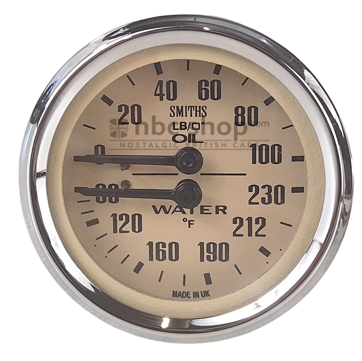 SIB130MG COMPTEUR/MANOMETRE DOUBLE PRESSION HUILE ET TEMPERATURE D\'EAU MAGNOLIA