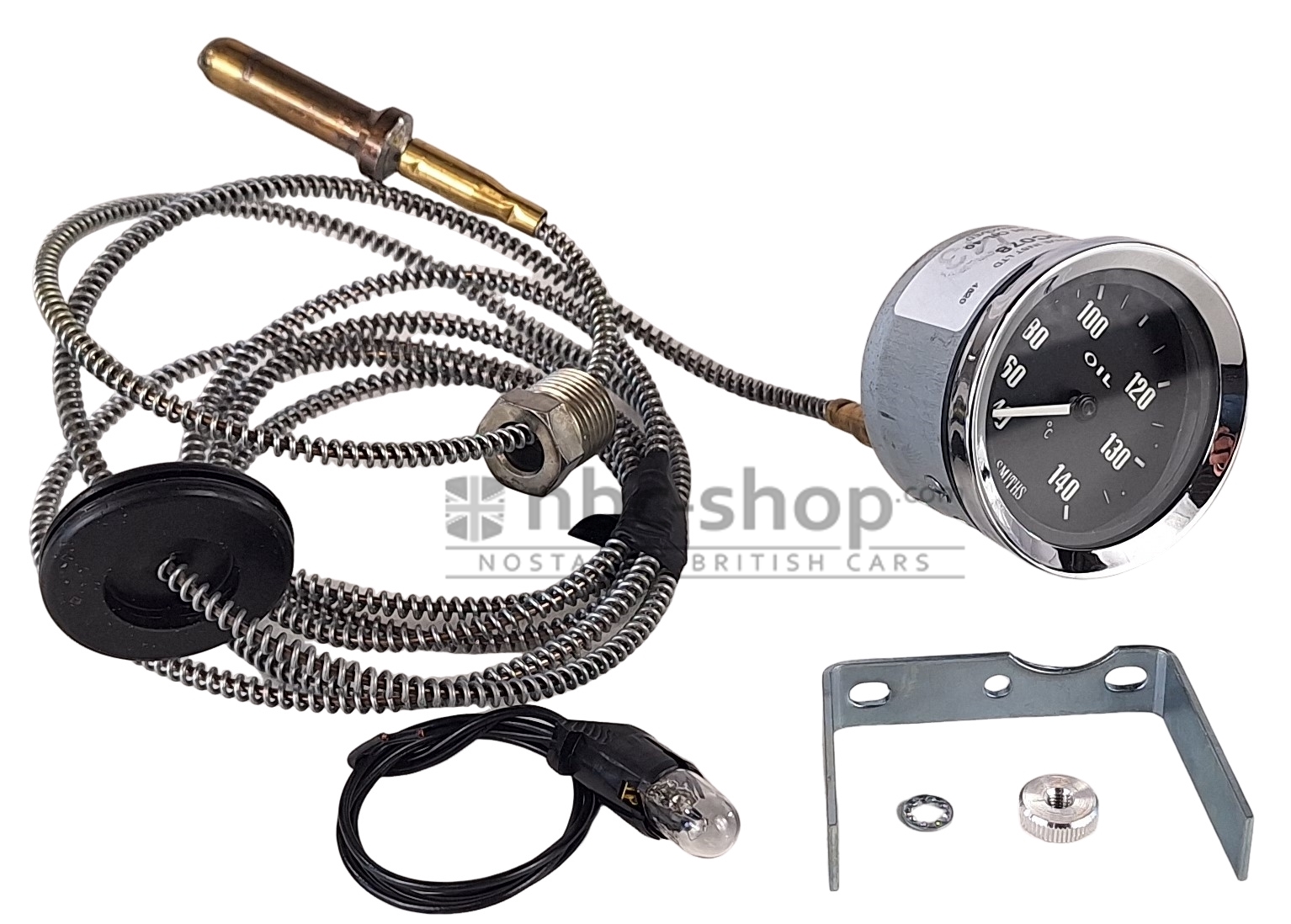 SIB420 JAUGE DE TEMPERATURE DHUILE SMITHS 40-140°c NOIRE MECANIQUE nbc-shop 3