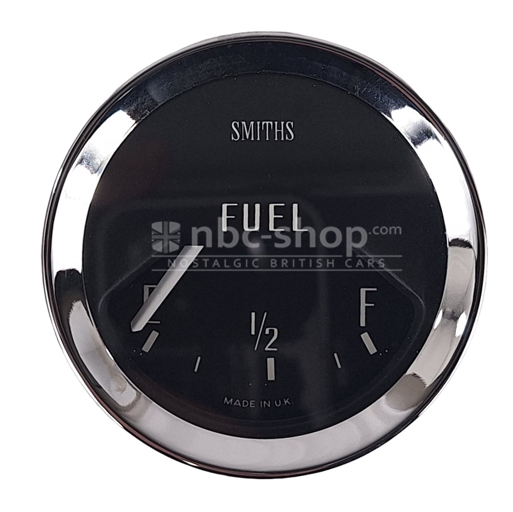 BHA4736 COMPTEUR/MANOMETRE DE JAUGE D’ESSENCE SMITH MGB ET MIDGET NOIR