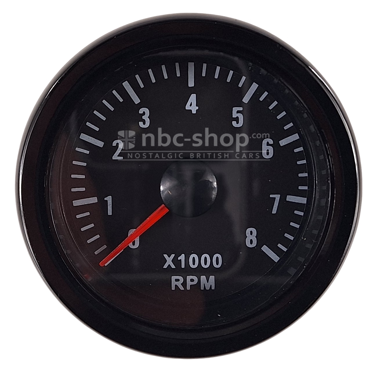 KET105 COMPTEUR/COMPTE TOUR 0-8000 TOUR NOIR 52MM