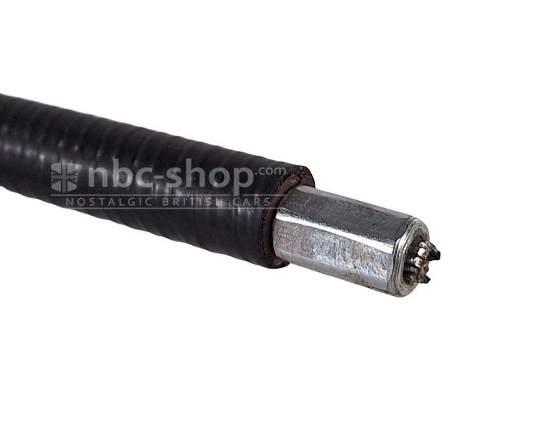 140373 CABLE DE FREIN A MAIN POUR TRIUMPH TR4 TR5 TR6 SECTION ARRIERE GAINE METAL nbc-shop 2