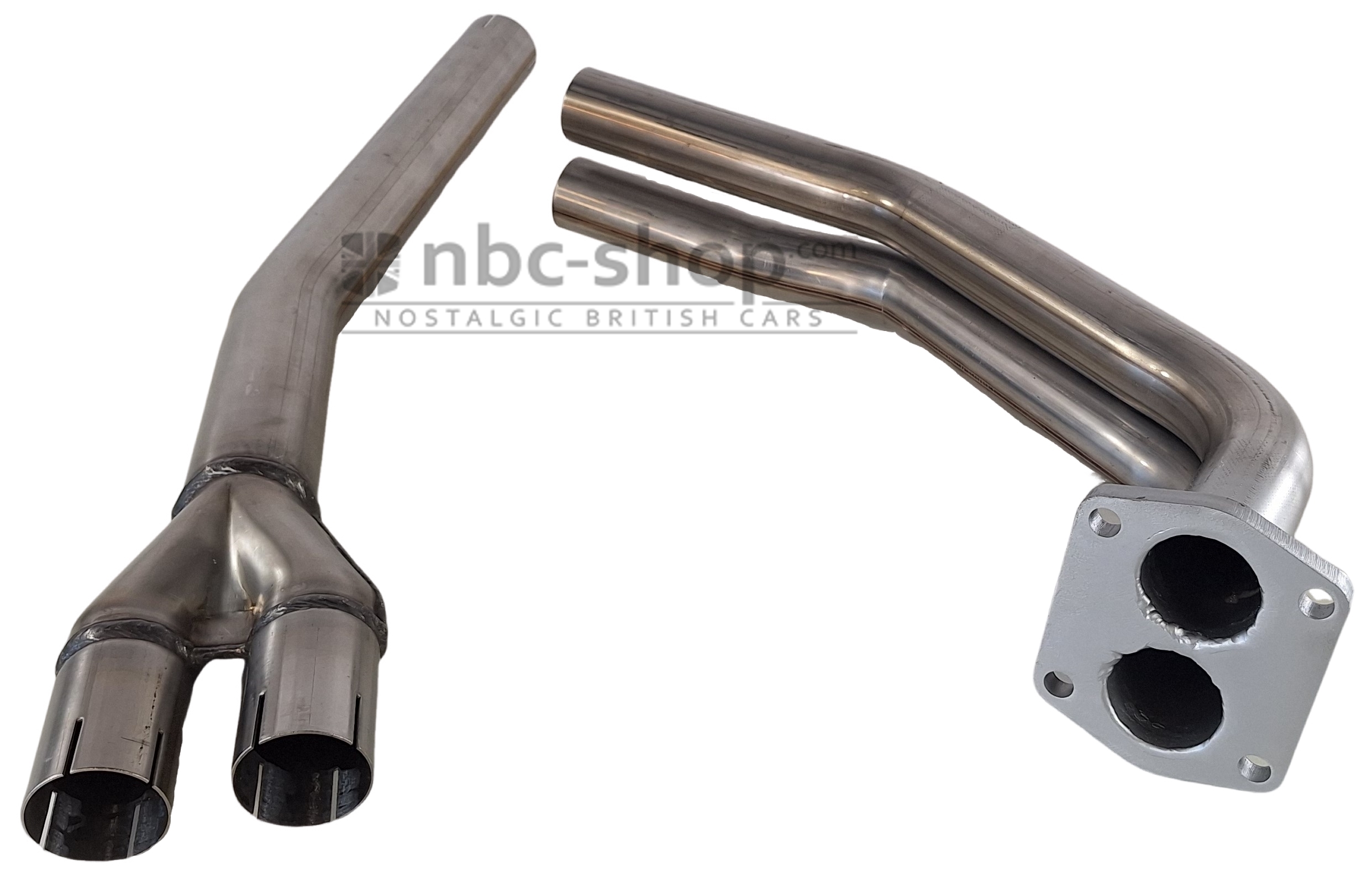 BSS-TH-017 ECHAPEMENT INOX TRIUMPH TR4 IRS nbc-shop 4