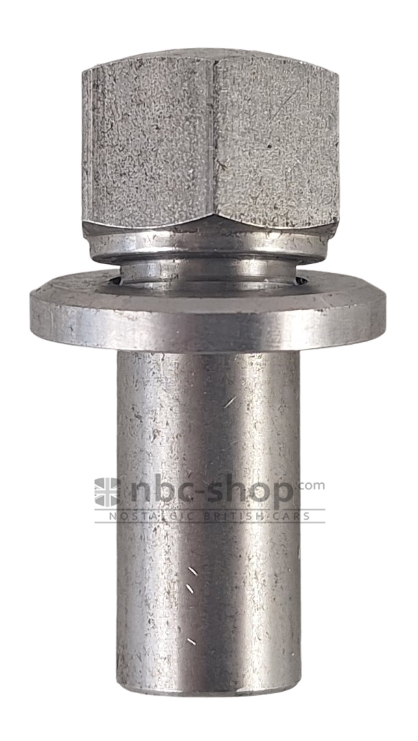 REV09 ECROU TRAVERSANT POUR JANTE REVOLUTION 3/8 unf 28mm INOX