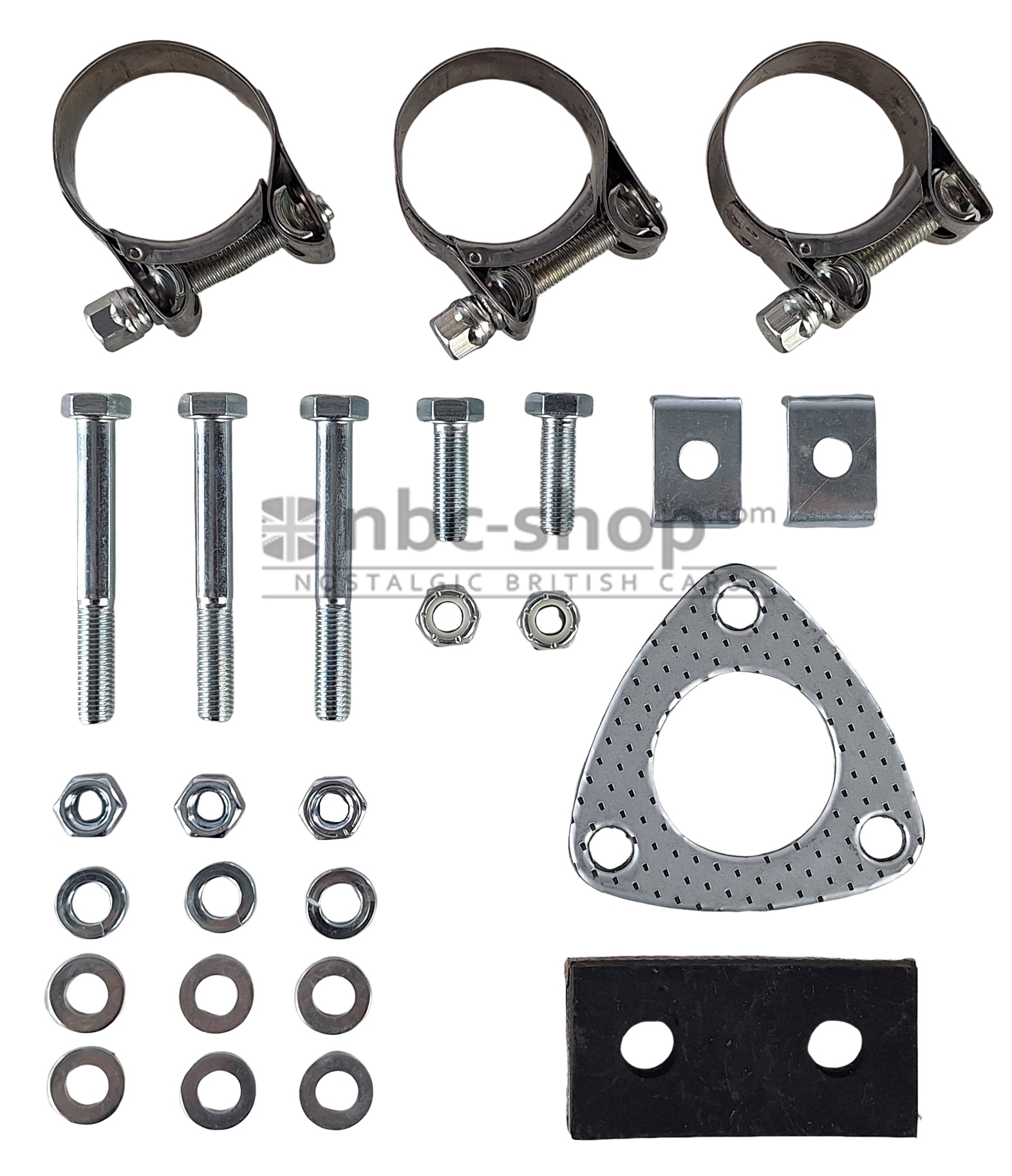 GFK6600X KIT DE FIXATION DE LIGNE ECHAPPEMENT TRIUMPH SPITFIRE MK1 1962-1964