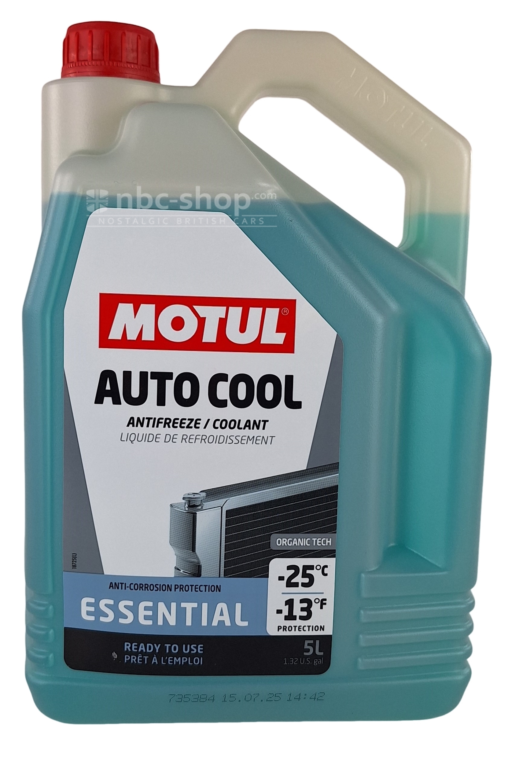 MOTULLRESSENTIA LIQUIDE REFROIDISSEMENT ORGANIQUE ESSENTIAL MOTUL -25°C