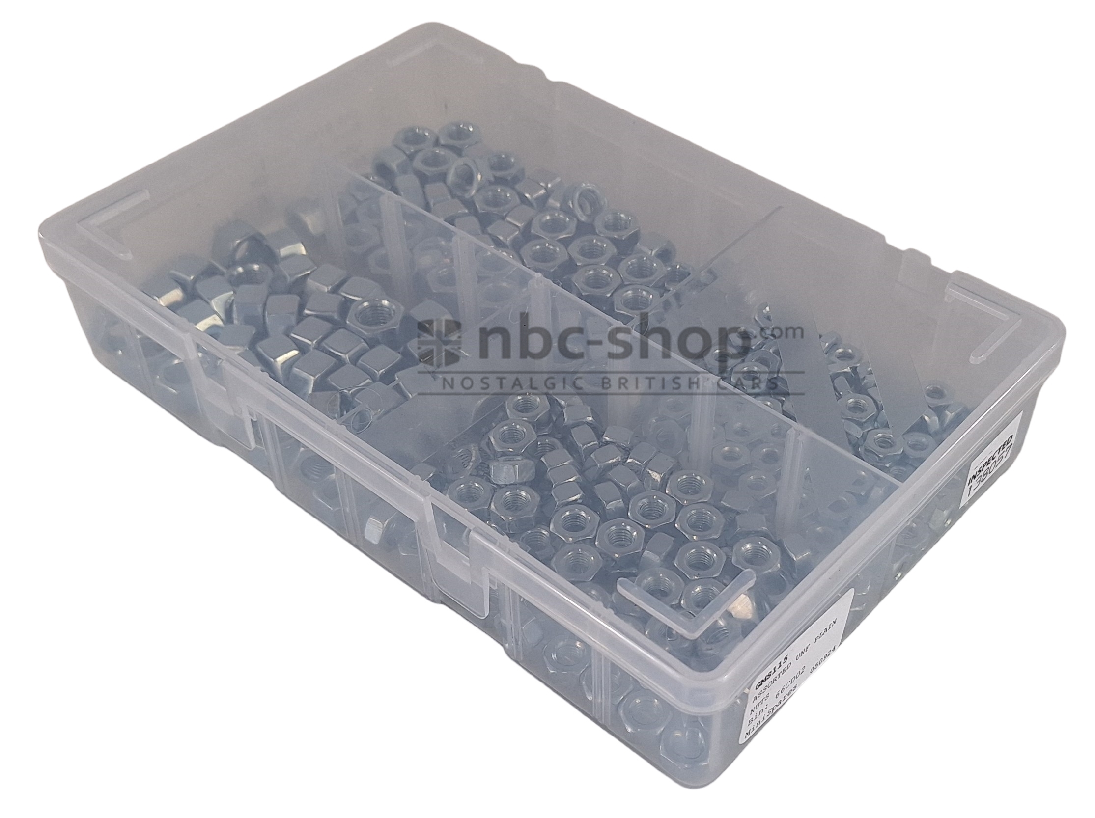 GMS115 BOITE D’ASSORTIMENT DE 300 ECROUS UNF