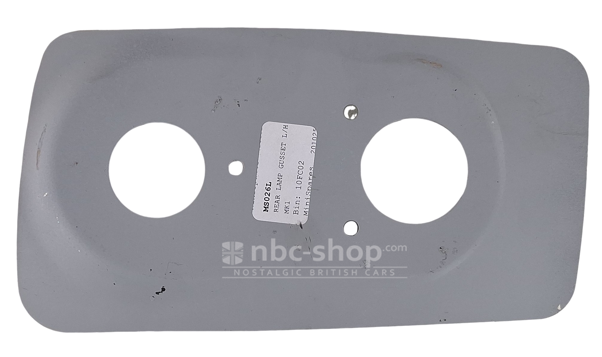 MS026L TOLE DE CONVERSION GAUCHE EN FEU MK1 POUR MINI