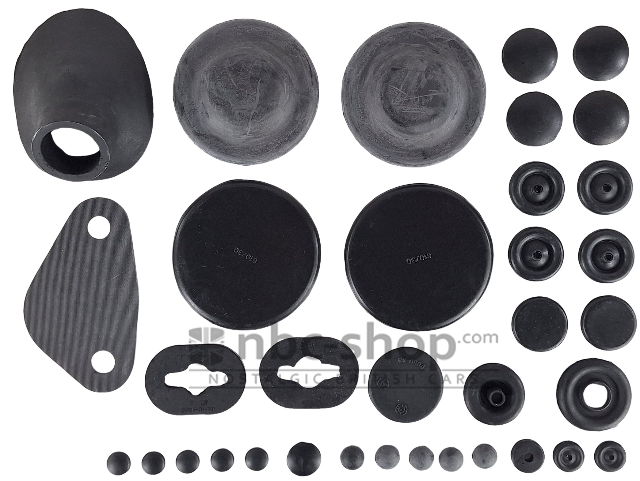 TR23PGKIT KIT BOUCHE TROU ET PASSE FIL POUR TRIUMPH TR2 TR3 TR3A