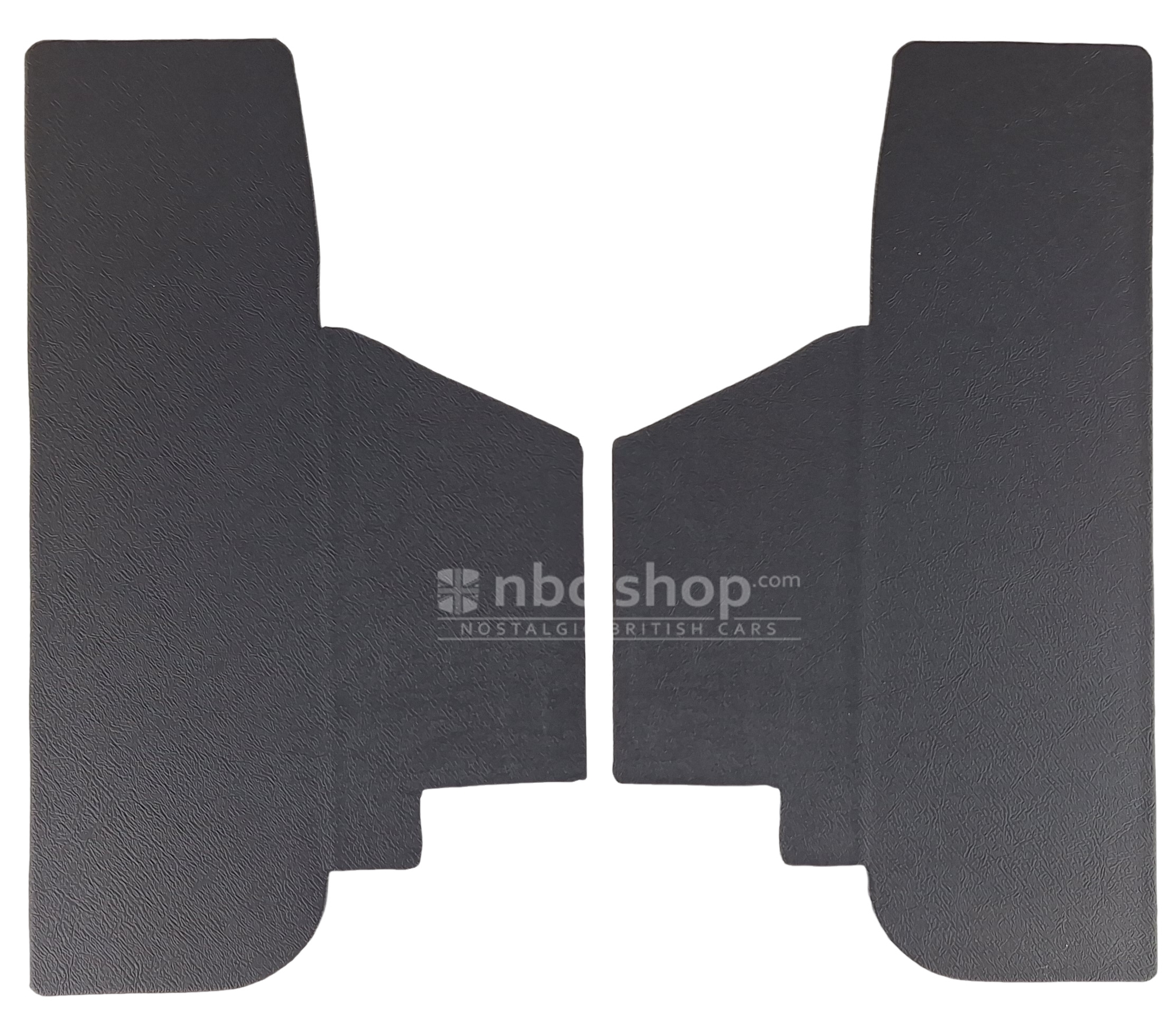 WA3050A PAIRE DE FOND DE VIDE POCHE ARRIERE NOIR POUR MINI 1973-1996