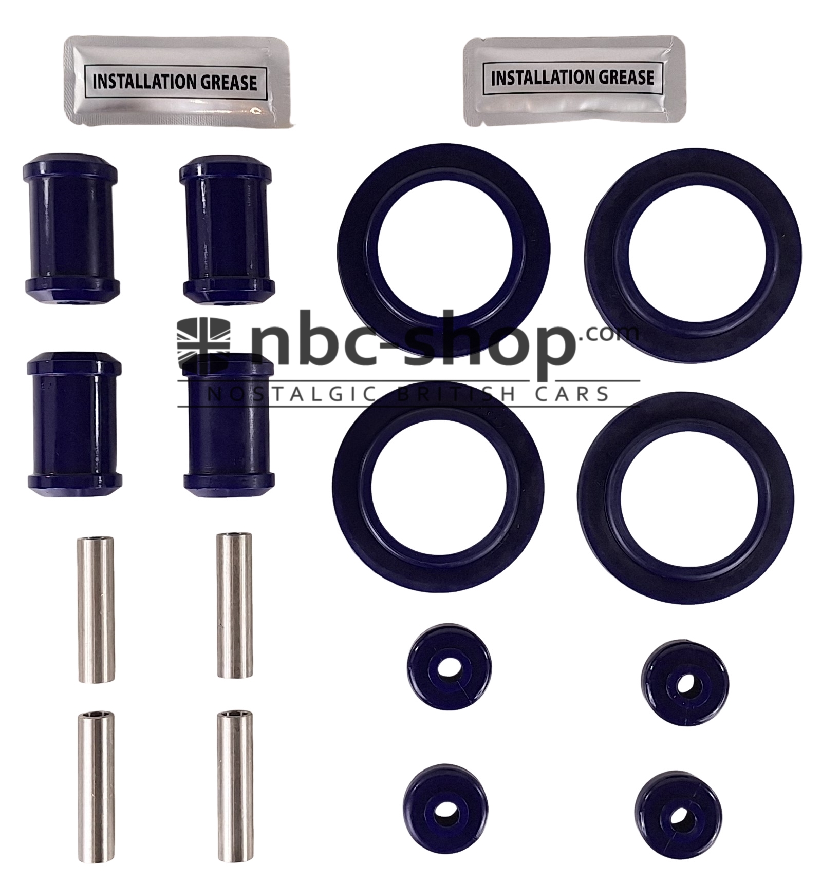 SPK13CR KIT SILENTS BLOC POLY ARRIERE POUR TRIUMPH TR4A TR250 TR5 TR6