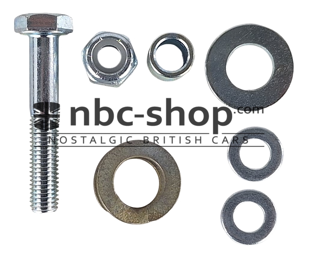 612474 KIT VISSERIE DE BEQUILLE DE MALLE ARRIERE POUR TRIUMPH TR4A TR250 TR5 ET SPITFIRE