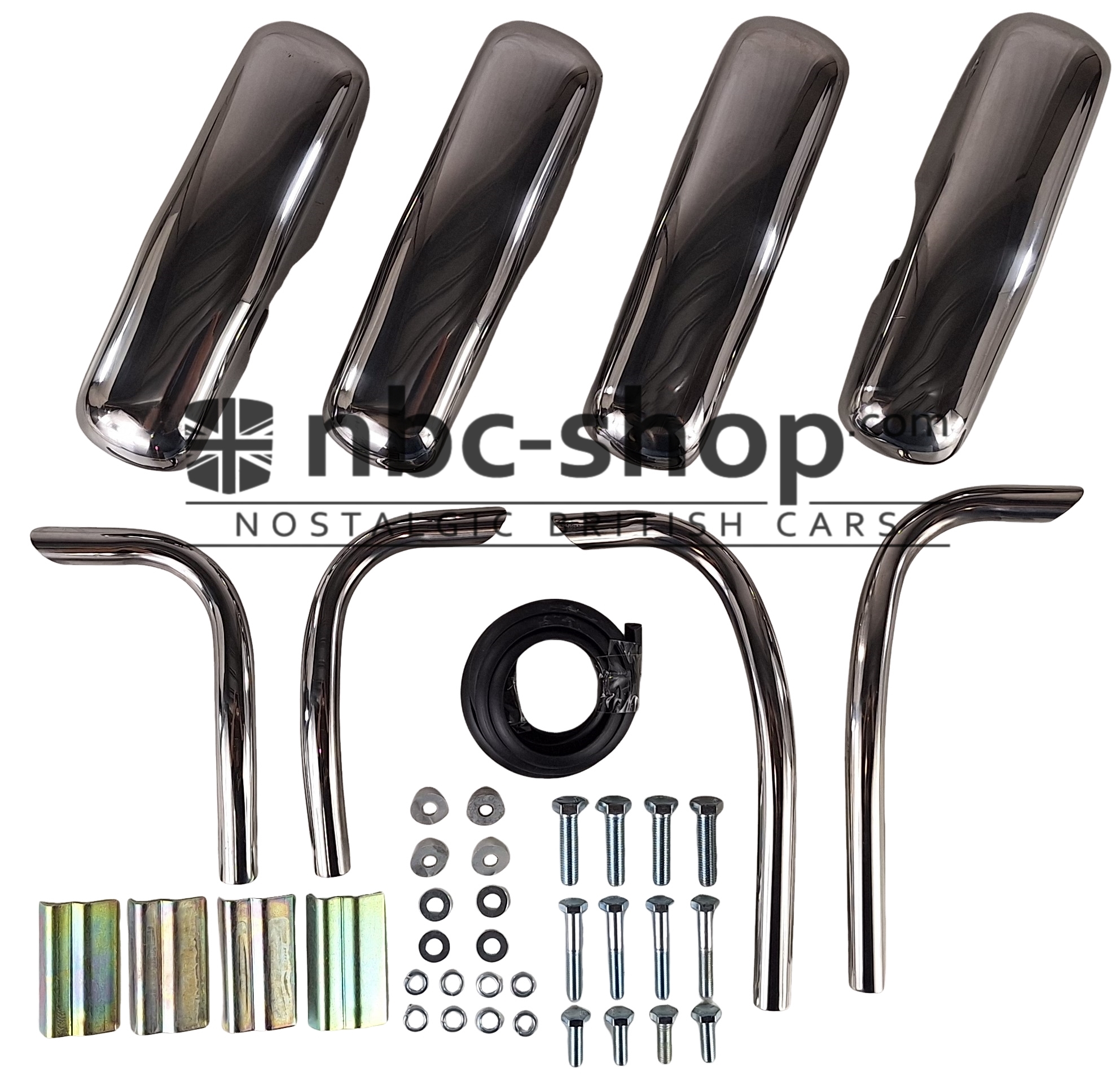 MSSK026 KIT DE 4 BUTOIRS ET CORNER BAR DE PARE-CHOC POUR MINI (avant et arrière)
