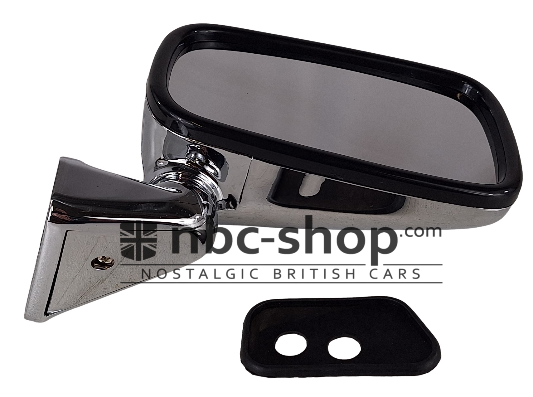 GAM110C RETROVISEUR MINI RECTANGULAIRE CHROME FIXATION COTE DROIT