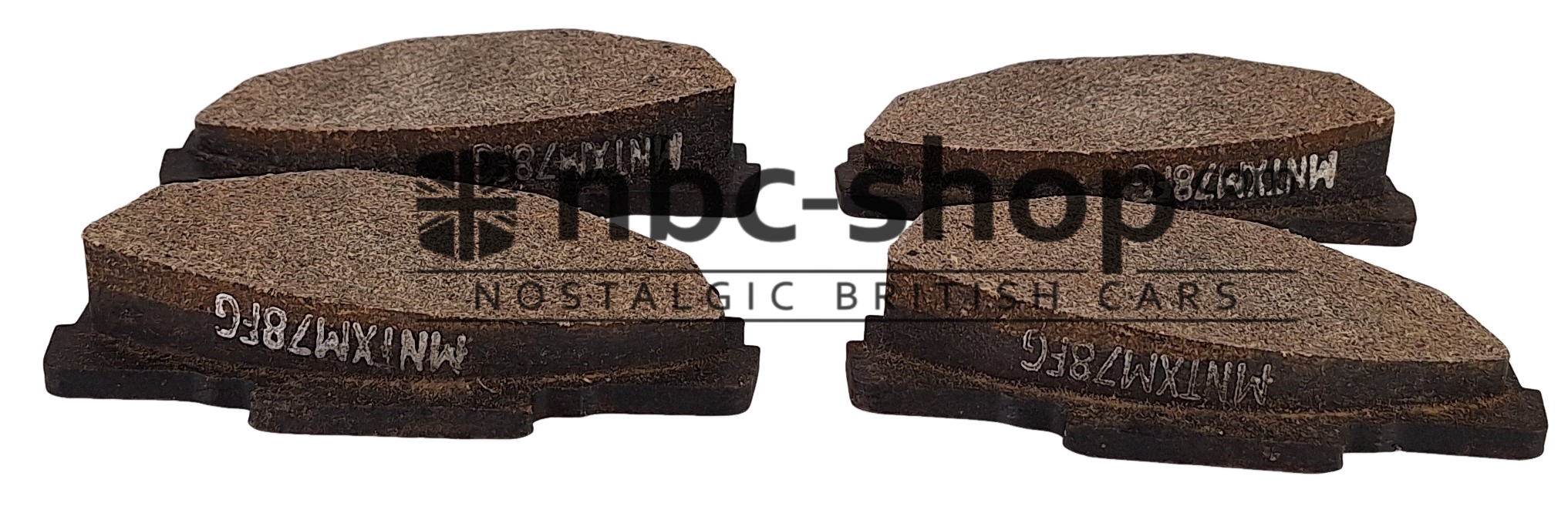 GBP106 PLAQUETTE DE FREIN ETRIER FLOTTANT nbc-shop 3