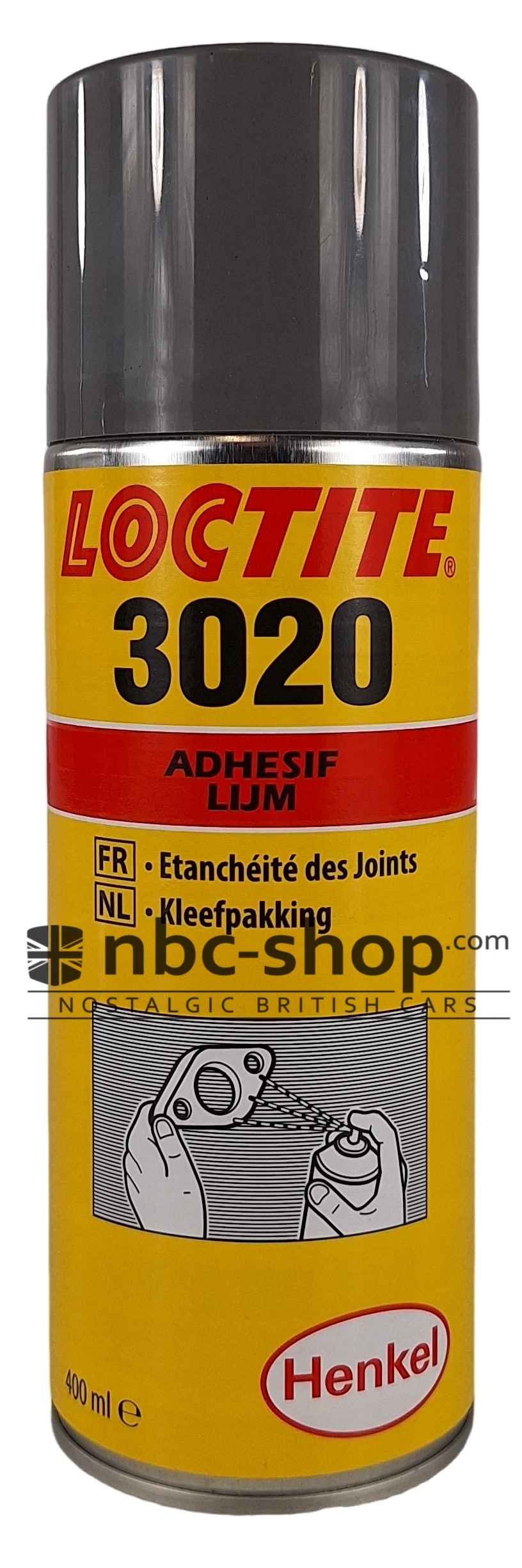 LOCTITE3020 JOINT ETANCHEITE JOINT DE CULASSE OU JOINT PAPIER/LIEGE/METAL/PLASTIQUE