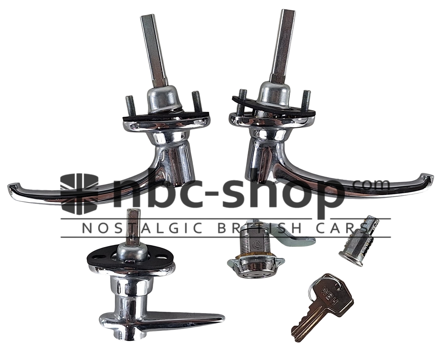 TR3ADLS KIT DE SERRURES POUR TRIUMPH TR3A ET TR3B