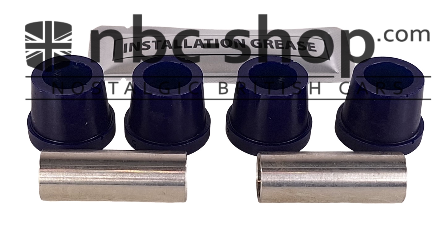 8G621SPK4 KIT DE 4 SILENT BLOC BRAS DE SUSPENSION HAUTE QUALITE SUPERPROMGB MGC AUSTIN HEALEY 100-4 3000 SPRITE MIDGET