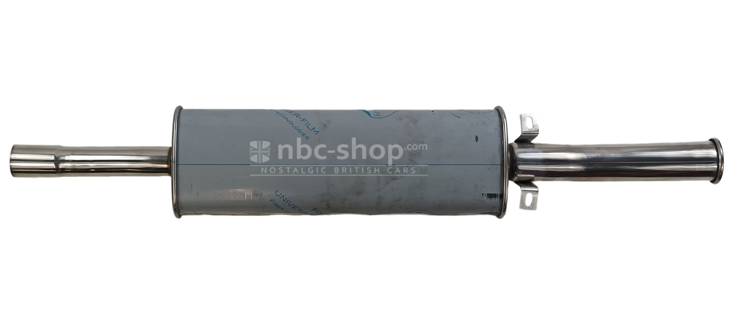 RC40-056 Silencieux arrière inox RC40 sortie centrale 56mm pour Mini